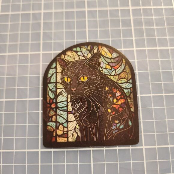 10 for $10 Sticker Stained Glass Gothic Witchy Beautiful Details - Picture 1 of 3